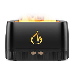 Air diffuser and perfume diffuser (flame) - black